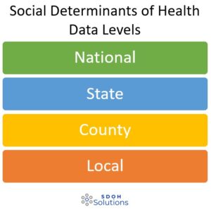 Social Determinants of Health Data Levels